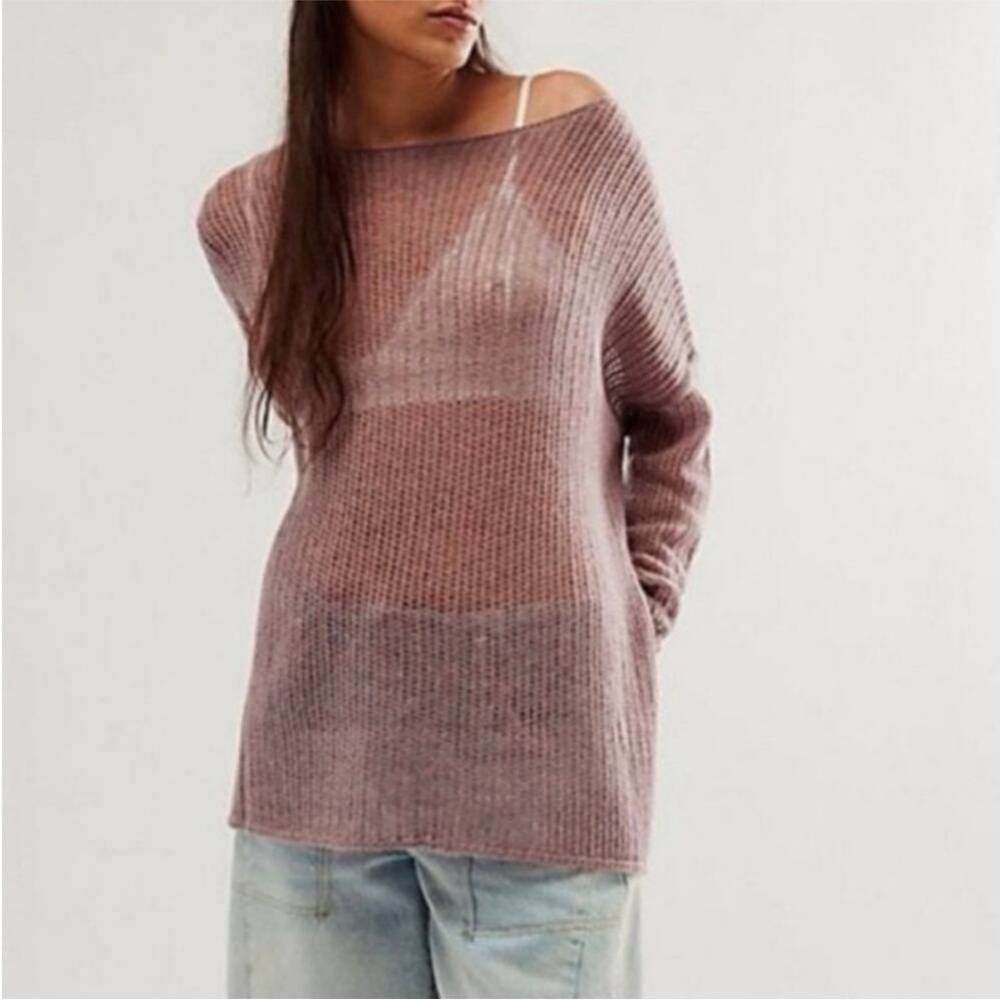 Free People NWOT Wednesday Alpaca Knit Sweater